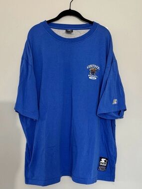 Vintage 90’s Kentucky Wildcats Starter Blue Embroidered T Shirt - Men’s 2XL